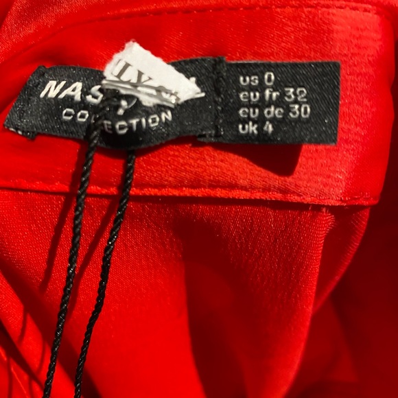 Nasty Gal NWT holiday Christmas New Year's Eve party ruched dress - Picture 4 of 4